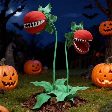 Halloween papirblomster