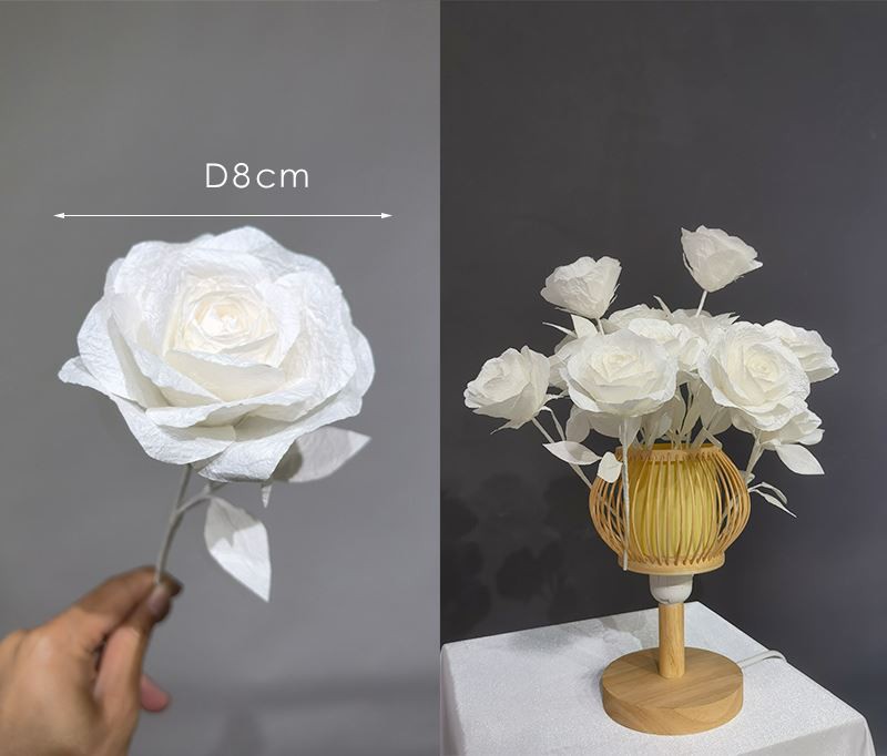 Mini papirblomster for håndverk